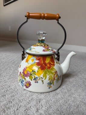 MacKenzie-Childs Flower Market Tea Kettle